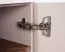 Kommode Asau 14, Farbe: Kaschmir / Eiche dunkel - Abmessungen: 83 x 150 x 47 cm (H x B x T)