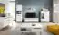 TV-Unterschrank mit drei Schubladen Cathcart 04, Farbe: Eiche Riviera / Weiß - Abmessungen: 50 x 160 x 40 cm (H x B x T)