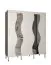 Kleiderschrank mit eleganten Design Jotunheimen 223, Farbe: Weiß - Abmessungen: 208 x 180,5 x 62 cm (H x B x T)