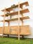 Regal Wooden Nature 131 Eiche massiv - 150 x 150 x 38 cm (H x B x T)
