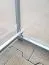 Gewächshaus 33 HKP 6 mm, Grundfläche 24 m² - Abmessungen: 800 x 300 cm (L x B)