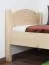 Kinderbett / Jugendbett Buche massiv Vollholz natur 113, inkl. Lattenrost - 90 x 200 cm (B x L)