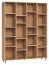 Regal 04, Farbe: Eiche - Abmessungen: 195 x 149 x 38 cm (H x B x T)