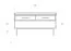 Sitzbank mit Stauraum / Schuhschrank Kumeu 57 Wildeiche massiv geölt - Abmessungen: 52 x 97 x 36 cm (H x B x T)