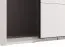 Kleiderschrank | Farbe: Opak Weiß | breit | 1 Spiegeltür | Schiebetürenschrank | Maße: 220 x 61 x 217,5 cm | ABS-Kanten | 2 Kleiderstangen | 2 Fächer