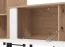 Wohnwand | 2 Vitrinen | Farbe: Eiche Artisan / Opak Weiß | 1 TV-Unterschrank | 1 Wandregal | Maße: 299 x 40 x 192,5 cm