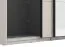 Kleiderschrank | 3-türig | 1 Spiegeltür | Farbe: Kaschmir | 3 Kleiderstangen | Maße: 167 x 61 x 217 cm | Schiebetürenschrank | sehr breit | 3 Fächer