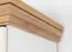 Kommode Badile 01, Farbe: Kiefer Weiß / Braun - 98 x 127 x 46 cm (H x B x T)