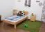 Jugendbett Wooden Nature 01 Kernbuche massiv geölt - Liegefläche 100 x 200 cm (B x L)