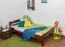 Jugendbett "Easy Premium Line" K4, 120 x 200 cm Buche Vollholz massiv dunkelbraun lackiert
