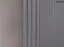 Vitrine Lotofaga 10, Farbe: Grau / Walnuss - 200 x 101 x 48 cm (H x B x T)