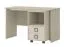 Schreibtisch 29, Farbe: Esche / Creme - Abmessungen: 76 x 125 x 60 cm (H x B x T)