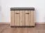 Moderne Garderobe Ringerike 06, Farbe: Anthrazit / Eiche Artisan - Abmessungen: 203 x 180 x 32 cm (H x B x T), mit Sitzkissen
