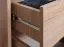 Kinderzimmer - Drehtürenschrank / Eckkleiderschrank Fabian 02, Farbe: Eiche Hellbraun / Weiß / Blau - 190 x 87 x 87 cm (H x B x T)