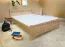 Bett 180 x 200 cm Buche Natur mit Lattenrost