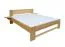 Jugendbett Buche massiv Vollholz natur 110, inkl. Lattenrost - Abmessung 180 x 200 cm