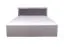Doppelbett im modernen Design Hannut 50, Farbe: Anthrazit - Liegefläche: 160 x 200 cm (B x L)