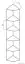 Eckregal Garut 10, Farbe: Sonoma Eiche - Abmessungen: 194 x 40 x 40 cm (H x B x T)
