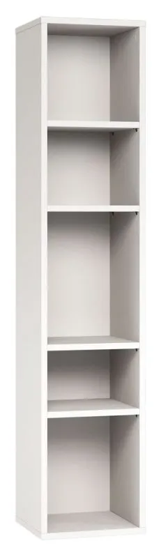 Regal Bellaco 47, Farbe: Weiß - Abmessungen: 187 x 39 x 38 cm (H x B x T)