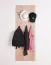 Garderobe Ainsa 05, Farbe: Eiche Braun - 149 x 50 x 7 cm (H x B x T)