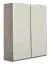 Schiebetürenschrank / Kleiderschrank Sabadell 09, Farbe: Eiche / Beige Hochglanz - 222 x 179 x 64 cm (H x B x T)