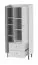 Eleganter Schrank Sampont 05, Beige / Eiche hell, 170 x 80 x 42 cm, mit 9 Fächern und 2 Schubladen, ABS-Kanten, exakte Konstruktion, langlebig