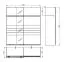 Schiebetürenschrank | Farbe: Eiche Artisan | 1 Spiegeltür | Maße: 195 x 61 x 217,5 cm | 2 Kleiderstangen | Kleiderschrank | 2 Fächer | ABS-Kanten
