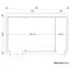 Gartenhaus 4,96 x 7,55 Meter (inkl. Dach) | 3 Fenster | 70 mm Blockbohlen |natur unbehandelt | Satteldach | inkl. Fußboden | aus nordischer Fichte Abbildung