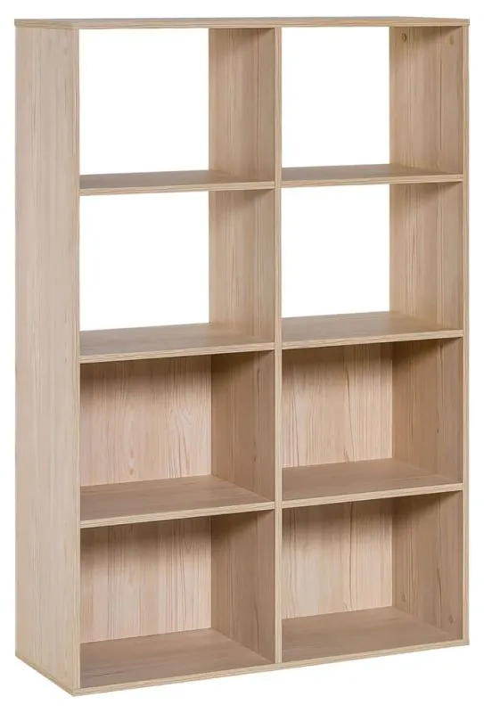 Jugendzimmer - Regal Skalle 03, Farbe: Hellbraun - Abmessungen: 142 x 94 x 35 cm (H x B x T)