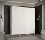 Großer Schiebetürenschrank mit 10 Fächern Jotunheimen 31, Farbe: Weiß - Abmessungen: 208 x 180,5 x 62 cm (H x B x T), mit genügend Stauraum