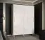 Kleiderschrank mit fünf Fächern Jotunheimen 41, Farbe: Weiß - Abmessungen: 208 x 150,5 x 62 cm (H x B x T)