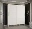 Kleiderschrank mit 10 Fächern Jotunheimen 67, Farbe: Weiß - Abmessungen: 208 x 180,5 x 62 cm (H x B x T)