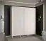 Moderner Schiebetürenschrank mit genügend Stauraum Jotunheimen 139, Farbe: Weiß - Abmessungen: 208 x 180,5 x 62 cm (H x B x T)