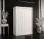 Schlichter Kleiderschrank Balmenhorn 53, Farbe: Weiß matt - Abmessungen: 200 x 120 x 62 cm (H x B x T), mit fünf Fächern und zwei Kleiderstangen