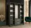 Kleiderschrank mit modernen Design und genügend Stauraum Similaun 42, Farbe: Grün - Abmessungen: 202 x 153 x 40 cm (H x B x T), mit 10 Fächern und zwei Schubladen