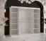 Moderner Kleiderschrank mit genügend Stauraum Balmenhorn 41, Farbe: Weiß matt - Abmessungen: 200 x 200 x 62 cm (H x B x T), mit einer Spiegeltür