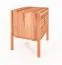 Nachtkommode Wellsford 04 Kernbuche massiv geölt - Abmessungen: 64 x 60 x 36 cm (H x B x T)