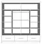 Kleiderschrank / Schiebetürenschrank 2,0 Meter breit | Lusatian 22 | Grau | mit Spiegel | 12 Fächer | 3 Schubladen | 2 Türen | 218 x 203 x 61 cm
