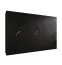 Drehtürenschrank | Farbe: Schwarz | 6 Türen | 3 Kleiderstangen | ABS-Kanten | Griffe: Gold | Maße: 300 x 52 x 202 cm | Soft-Close-Funktion | 3 Fächer