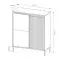 Helles Wohnzimmer - Set A Balta, 4-teilig, Push-to-open Funktion, Farbe: Beige, ABS-Kantenschutz, Beine: Metall
