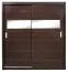180 cm breiter Kleiderschrank mit 6 Fächern und 2 Türen | Farbe: Wenge-Optik Abbildung