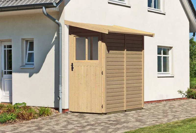 Gartenhaus naturbelassen, Grundfläche: 1,73m²