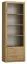Regal Vanimo 21, Farbe: Eiche - Abmessungen: 202 x 70 x 42 cm (H x B x T)