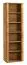 Regal Lencois 29, Farbe: Natur, Eiche massiv geölt und gebürstet – Abmessungen: 201 x 62 x 39 cm (H x B x T)