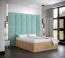 Wandpaneel mit modernen Design Farbe: Hellblau - Abmessungen: 42 x 42 x 4 cm (H x B x T)