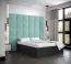 Wandpaneel mit modernen Design Farbe: Hellblau - Abmessungen: 42 x 42 x 4 cm (H x B x T)