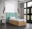 Wandpaneel mit modernen Design Farbe: Hellblau - Abmessungen: 42 x 42 x 4 cm (H x B x T)