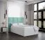 Wandpaneel mit modernen Design Farbe: Hellblau - Abmessungen: 42 x 42 x 4 cm (H x B x T)