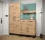 Wandpaneel mit modernen Design Farbe: Hellblau - Abmessungen: 42 x 42 x 4 cm (H x B x T)