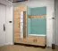 Wandpaneel mit modernen Design Farbe: Hellblau - Abmessungen: 42 x 42 x 4 cm (H x B x T)